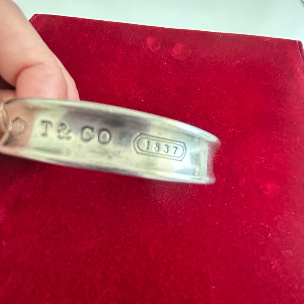 Tiffany & Co cuff bracelet sterling silver/ vintage 1990's (unisex/women/men) - Picture 14 of 14